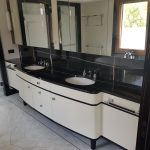 top bagno in marmo nero marquinia spinella marmi group