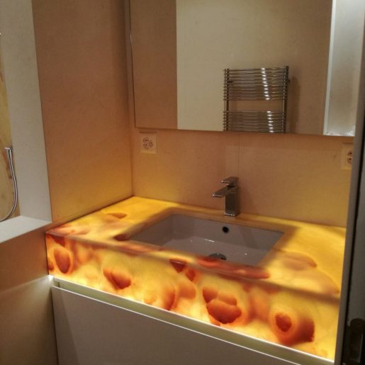 bagno in onice miele spinella marmi group